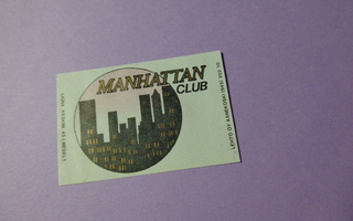 TT-etiketti Manhattan Club