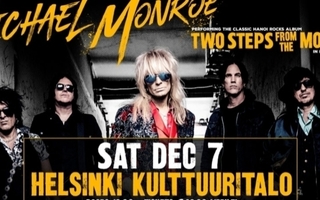 MICHAEL MONROE 7.12.24 Kulttuuritalo - Kaksi permantolippua