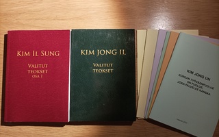 Kim Il Sung, Kim Jong Il, Kim Jong Un teoksia