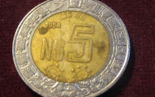 5 pesos 1994 Meksiko