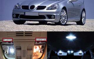 "Mercedes-Benz SLK (R170) Sisätilan LED -muutossarja 6000k
