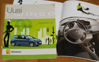2008 Renault Twingo esite - KUIN UUSI - 36 sivua