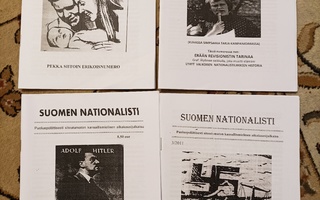 Suomen Nationalisti lehtiä 4 kpl