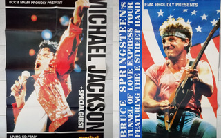 Suosikki-lehden juliste: Michael Jackson / Bruce Springsteen