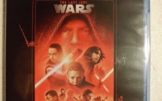 Star Wars episode 8 The Last Jedi (Blu-ray, uusi)