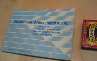 Käyttöohjekirja Honda NSR 125 F..