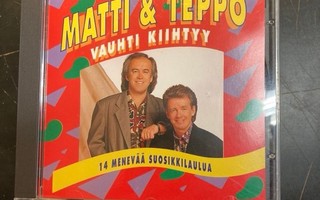 Matti ja Teppo - Vauhti kiihtyy CD