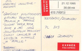 Expre`s/pika- kortti, v. 1995 30 mk keräilijälle Jkla