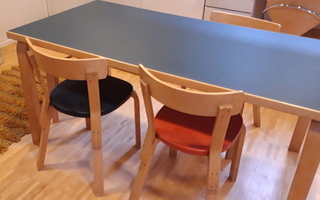 ARTEK, Alvar Aalto pitkä pöytä 152 cm, 81A, 1960-70 luku