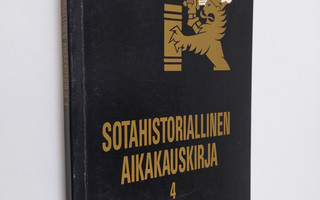 Sotahistoriallinen aikakauskirja 4 : Sotahistoriallisen s...