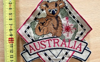 Australia vintage kangasmerkki hieno