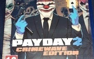 Huutokaupataan Payday 2 CrimeWave Edition ps4