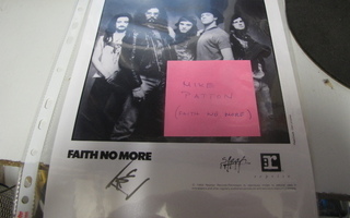 FAITH NO MORE PROMOKUVA PATTONIN NIMMARILLA