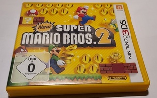 * New Super Mario Bros. 2 3DS PAL -EUR MIB Lue Kuvaus /Kuvat