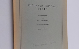 Heikki Paasonen : Tscheremissische Texte