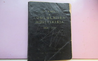 Kolulaisen muistikirja 1928 - 1929