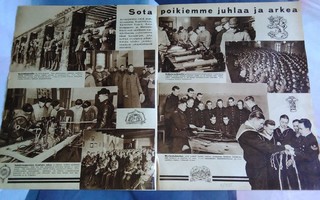 Kadettikoulu Valk.kaarti AutoK Merisotakoulu 1935 2siv.
