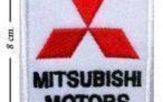Silitettävä Mitsubishi -kangasmerkki / haalarimerkki