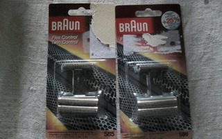 Braun teräverkot 585 ja 586 sekä ajopää