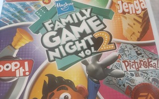 Wii Hasbro Family Game Night Vol 2 + kotelo + ohjeet