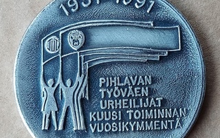 Pihlavan työväen urheilijat 1931 - 1991 PORI mitali