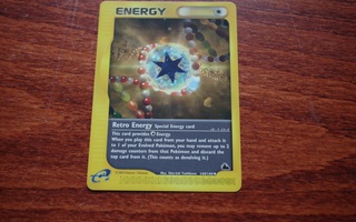 Retro Energy 144 /144, Skyridge 2003 uncommon ARVOKAS SARJA