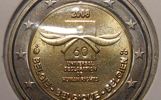 Belgium. 2€ 2008. UNC.