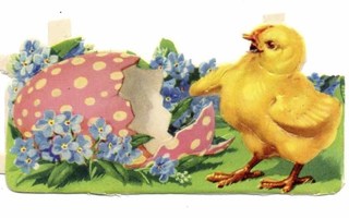 M.P. 919 / Pääsiäistipu ja suuri pilkullinen muna. 1940-l.