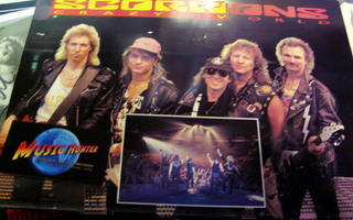 SCORPIONS - CRAZY WORLD KIERTUEKIRJA 90-91