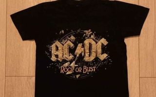 *** Musta AC/DC lasten t-paita ***