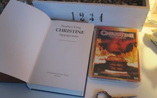Christine-Tappaja-Auto Dvd+Kirja