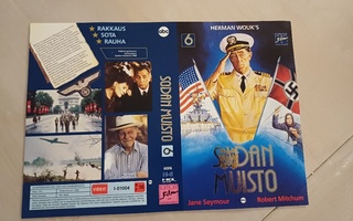 Sodan muisto 6 VHS kansipaperi / kansilehti
