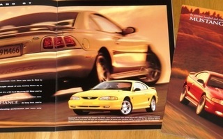 1998 Ford Mustang esite - KUIN UUSI - 26 sivua