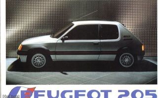 Peugeot 205 -esite, 1985