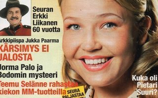 Seura n:o 16/17 2003 Marita Taavisainen. Miss Suomi. Laitila