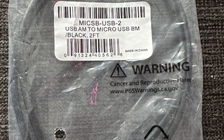 MicroUSB kaapeli 6cm - UUSI