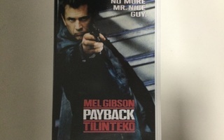 PAYBACK. (1999). VHS.    ..Mel Gibson.