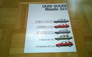 Esite Uusi Mazda 323, 1985