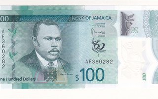 Jamaika Jamaica 100 Dollars v.2022 UNC P-97 Polymer (Comm.)