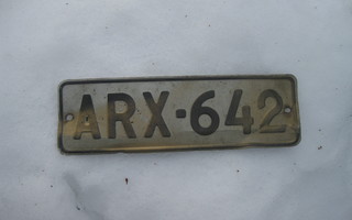 rekisterikilpi ARX-642