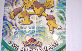 Pokémon Topps #65 Alakazam card
