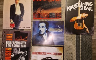 6 kpl Bruce Springsteen kiertueohjelmia