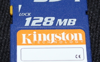 128Mb Kingston SD muistikortti