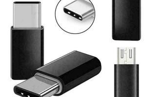 USB 3.1 Micro USB to USB Type C (USB-C) Adapteri (UUSI)