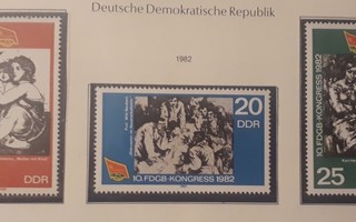 DDR 1982 - Ammattiliitot (3)  ++
