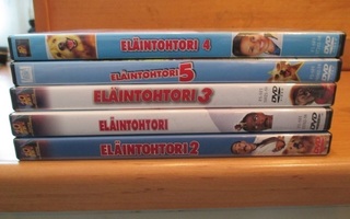 ELÄINTOHTORIT 1-5 DVD:T