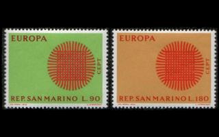 San Marino 955-6 ** Europa (1970)