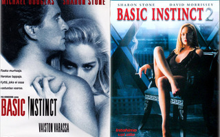 Basic Instinct 1 + 2, Sharon Stone, Michael Douglas -- 2xDVD
