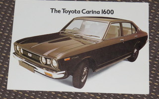 1974 Toyota Carina esite - KUIN UUSI