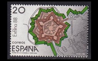 Espanja 2835 ** Postimerkkinäyttely EXFILNA (1988)